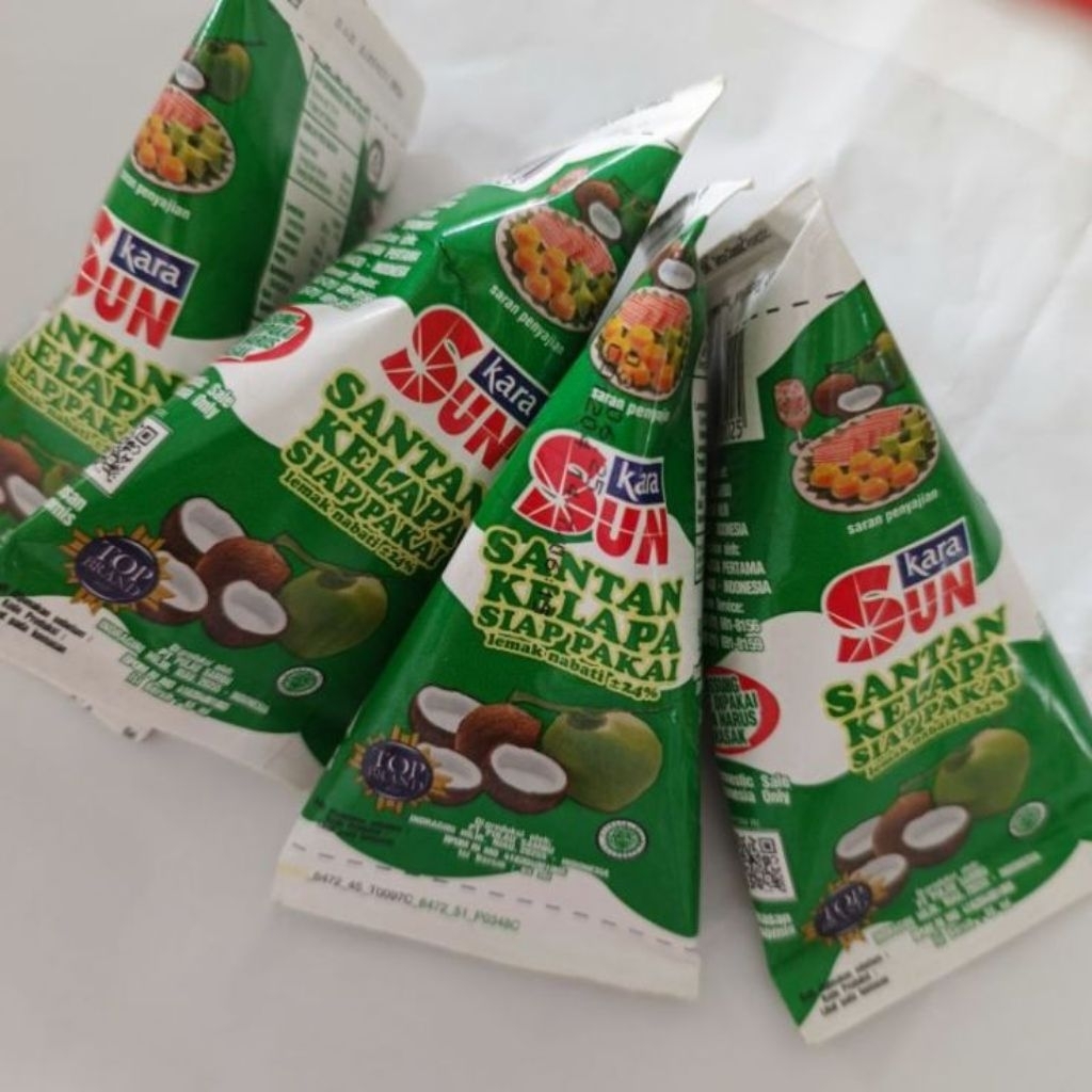 

Santan Sun Kara TCA Cube Segitiga 65ml 1 Dus (Isi 36pcs)