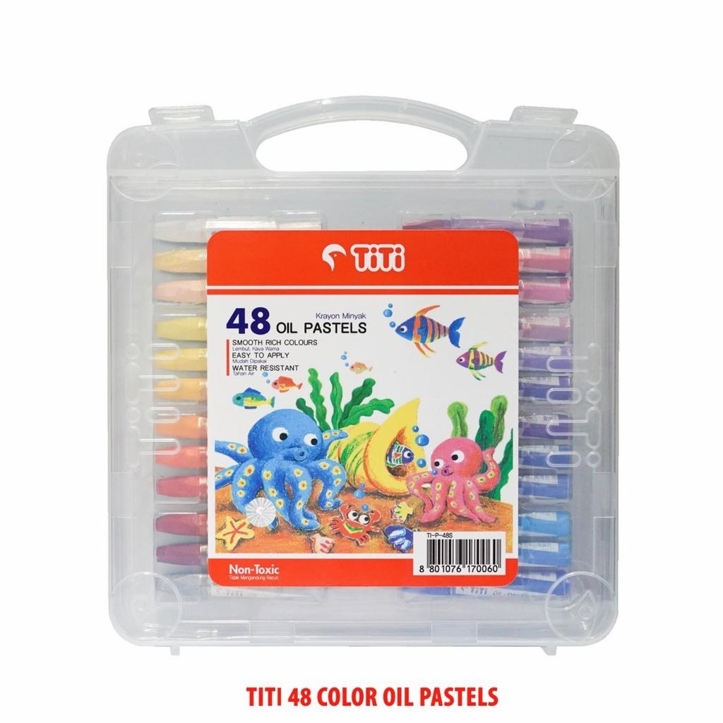 

TBMO Oil Pastel TITI 48 Warna / Krayon / Crayon Minyak