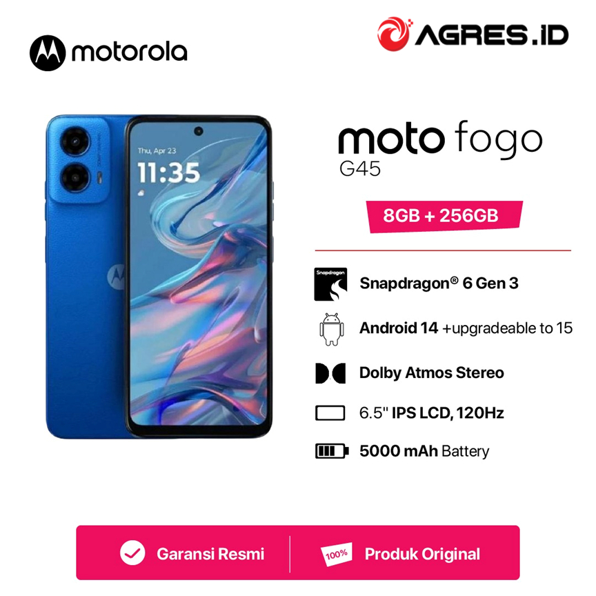 MOTOROLA FOGO 5G+ 8GB 256GB GREEN GARANSI RESMI INDONESIA