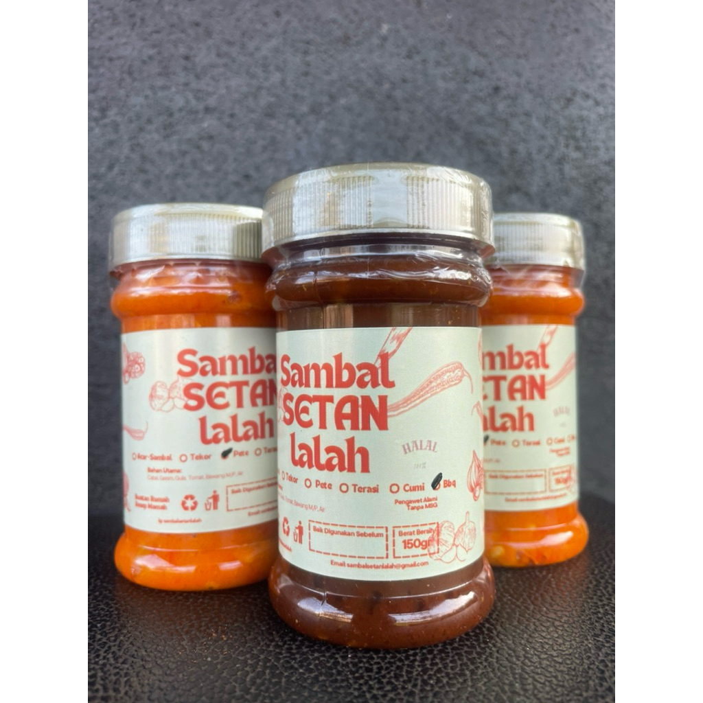 

Sambal Setan Lalah Oleh-oleh Bali 150 gr