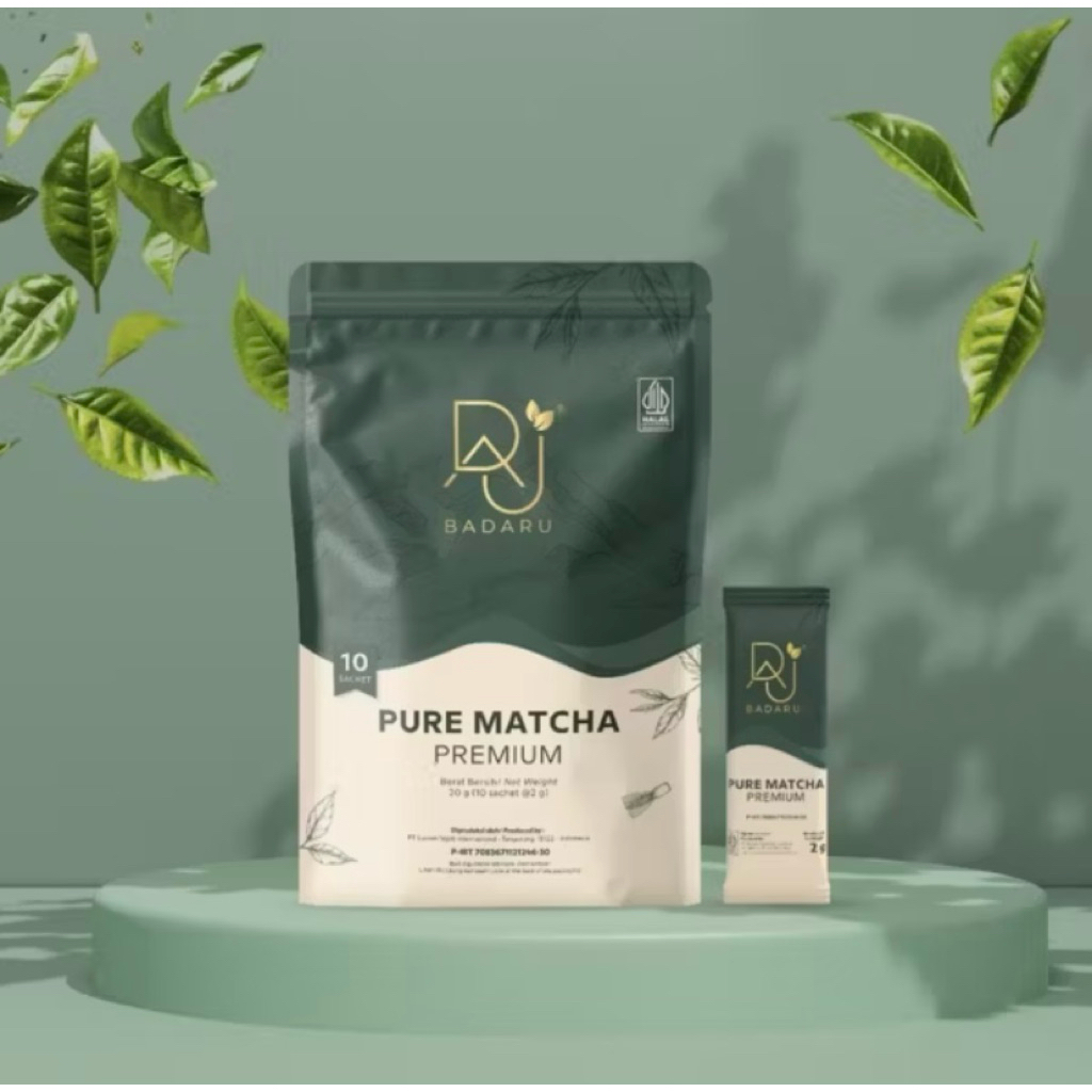 

NEW - Pure Matcha Badaru isi 10 sachet