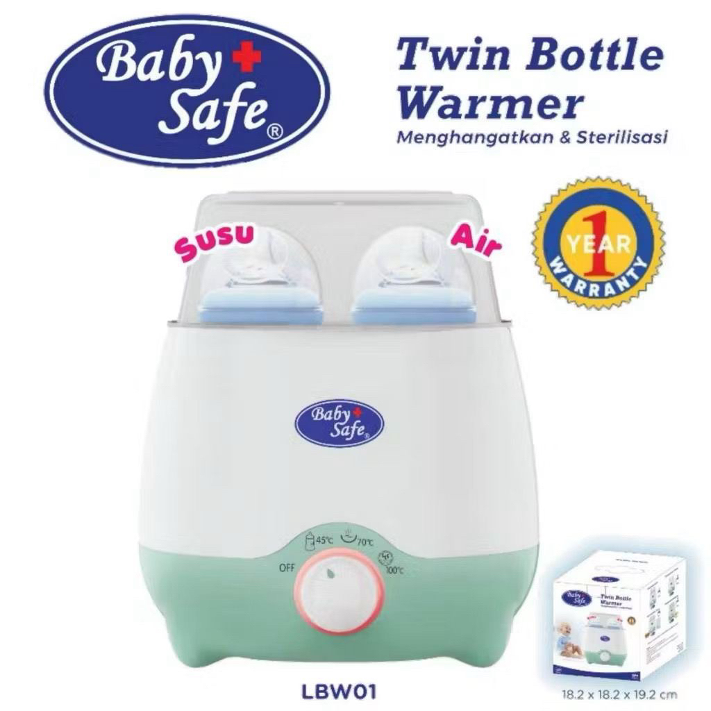 Baby Safe Twin Bottle Warmer