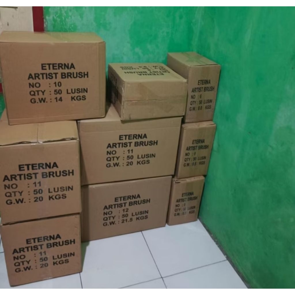 

Eterna Artist Brush / Kuas Eterna No. 1, 2, 3, 4, 5, 6, 7, 8, 9, 10, 11, 12