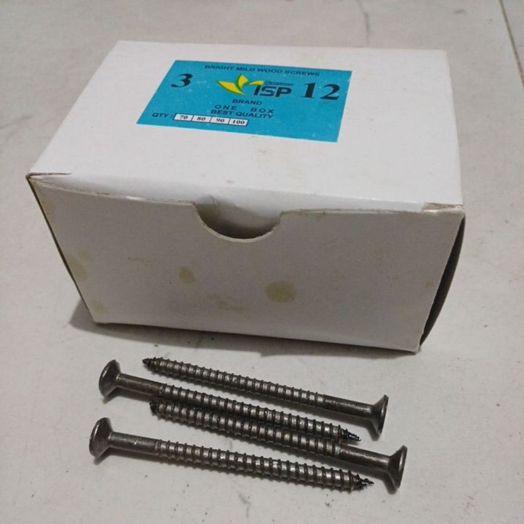sekrup kayu 7 cm skrup 3 x 12