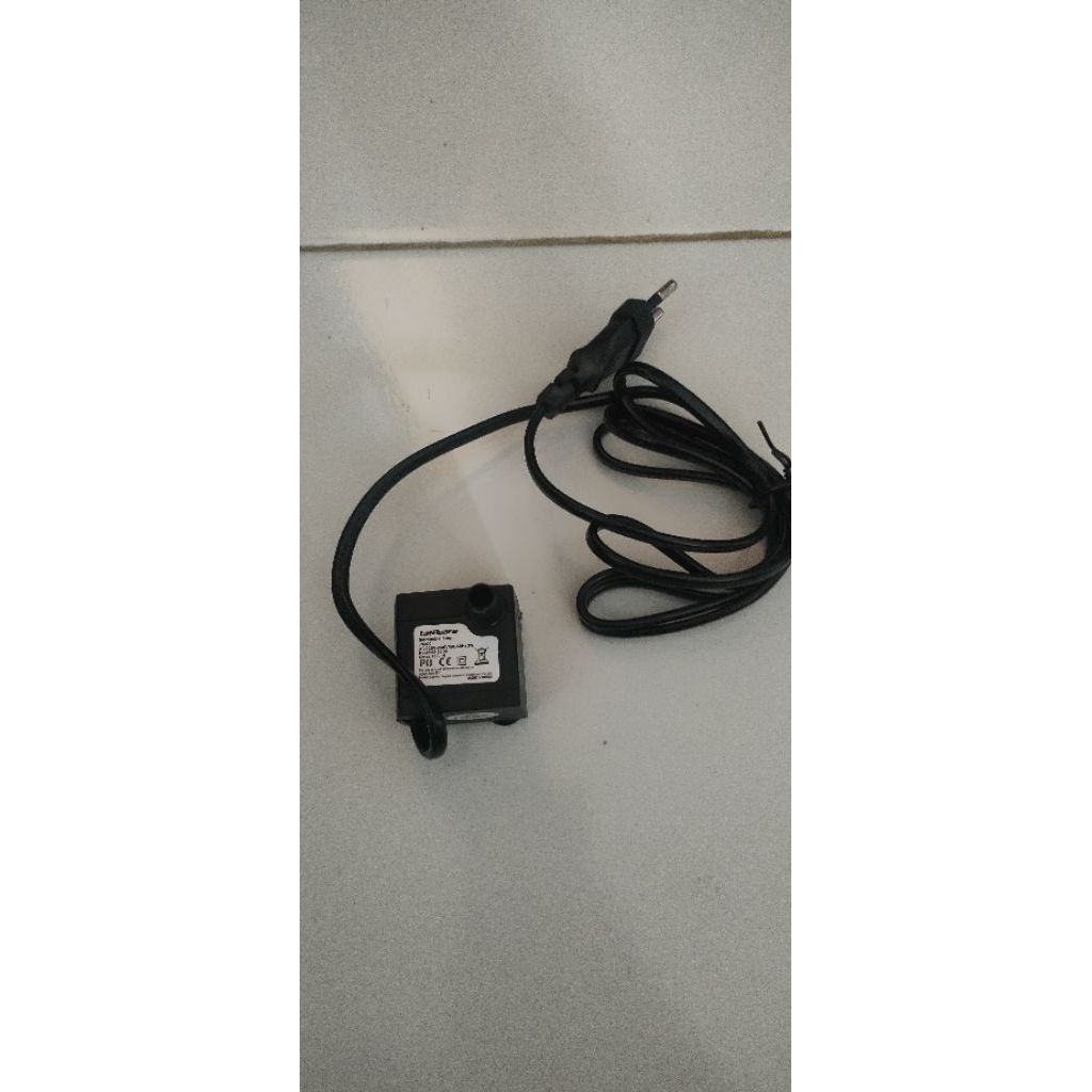 POMPA AIR MINI 3 WATT DAN 5 WATT, TEGANGAN 220V AC, AQUARIUM DAN COOLER