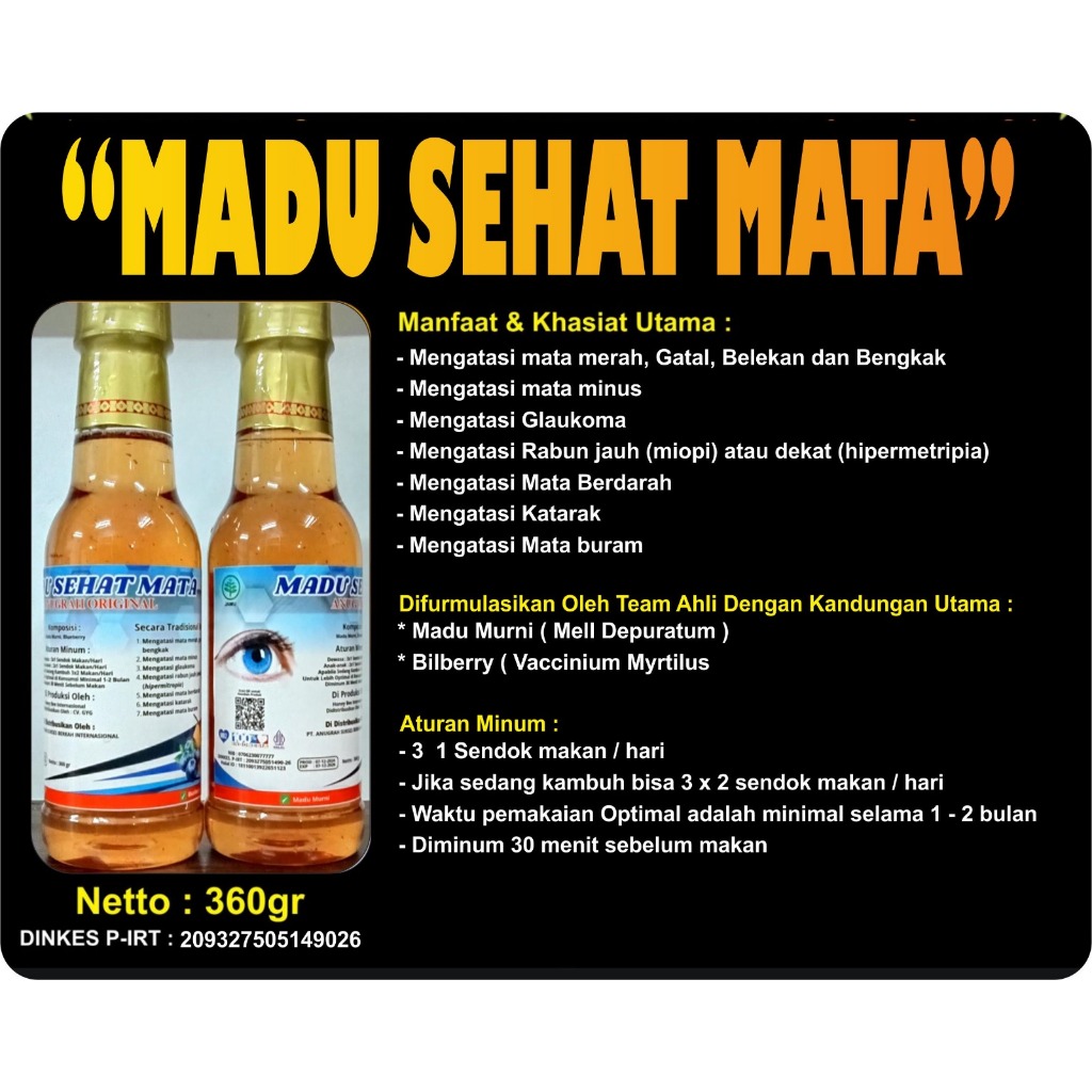 

Anugrah madu sehat mata Original blueberry