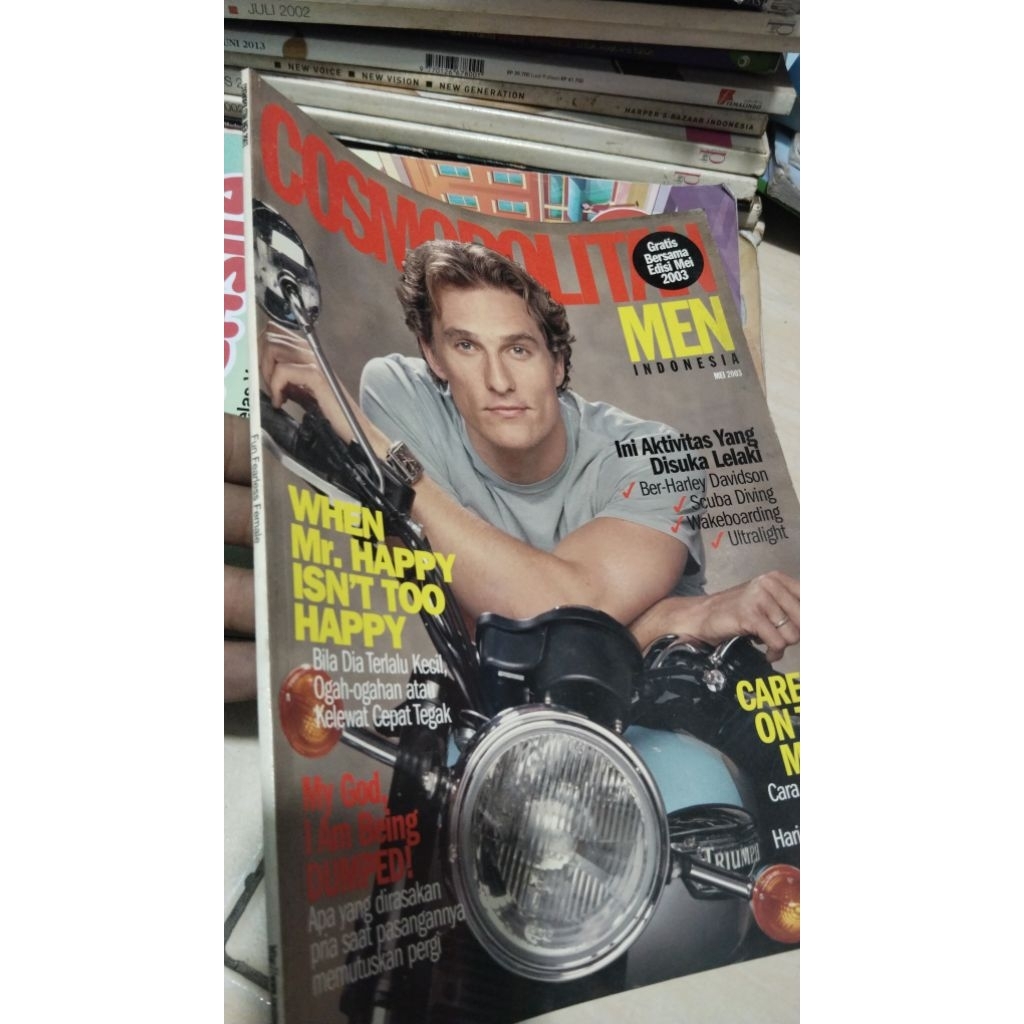 MAJALAH COSMOPOLITAN MEN TAHUN 2003