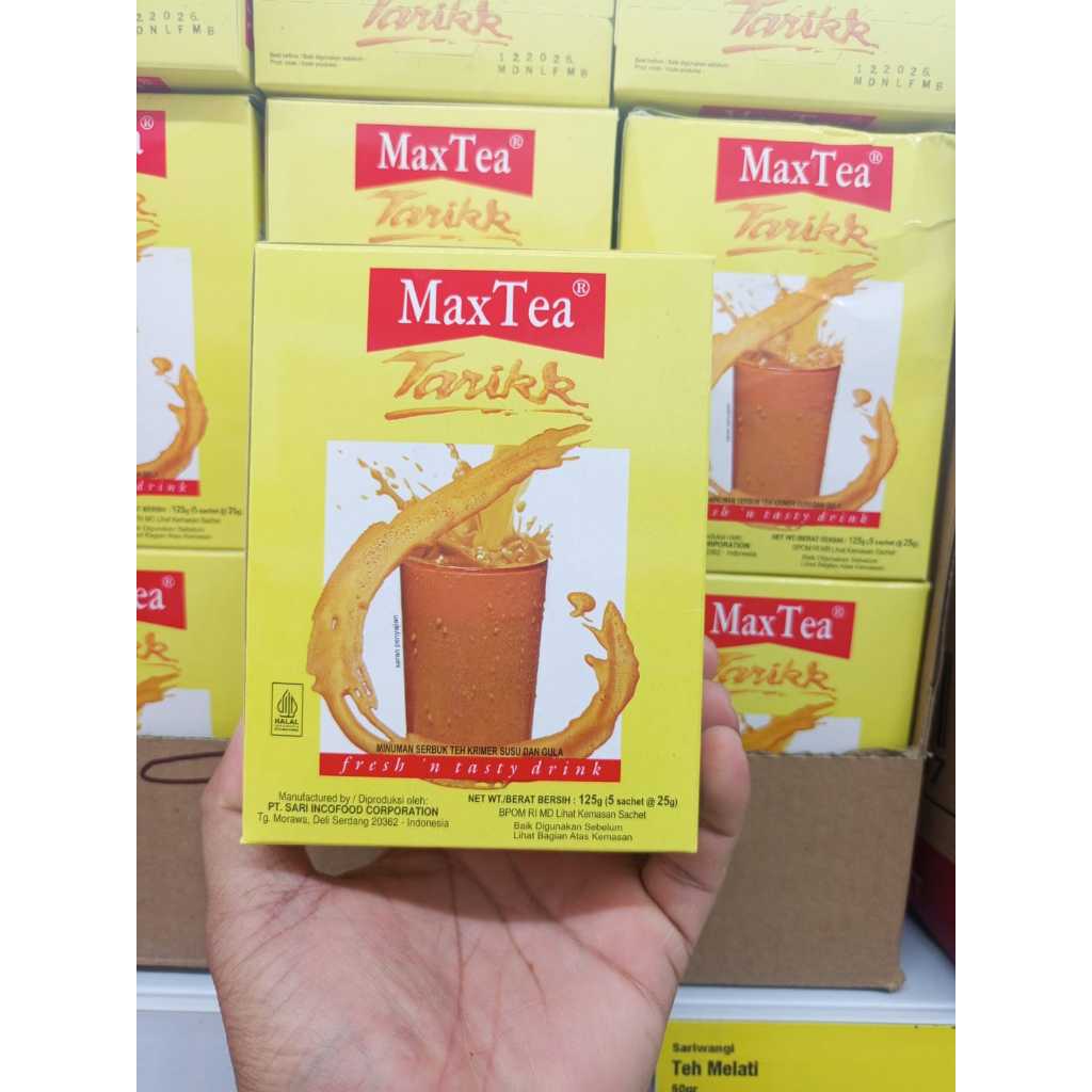 

Max Tea Tarik Minuman Serbuk Teh Instan 1 KOTAK