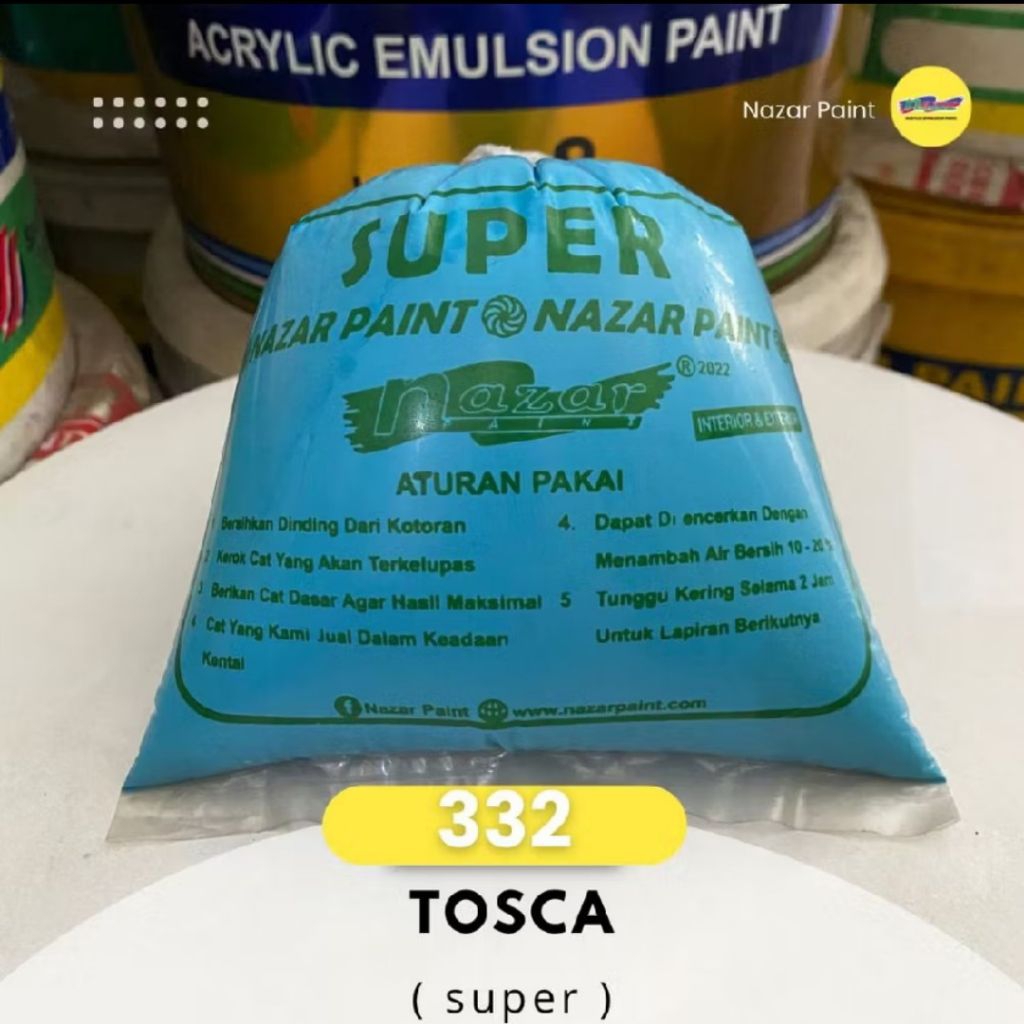 CAT TEMBOK KILOAN SUPER CAT 1KG CAT DINDING RUMAH BAGUS EKSTERIOR DAN INTERIOR
