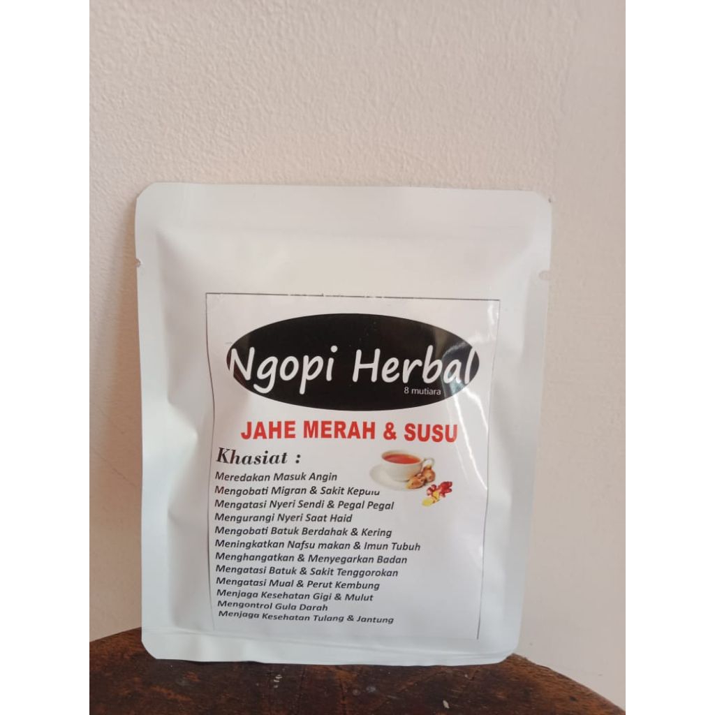 

Saset Jahe Merah + Susu