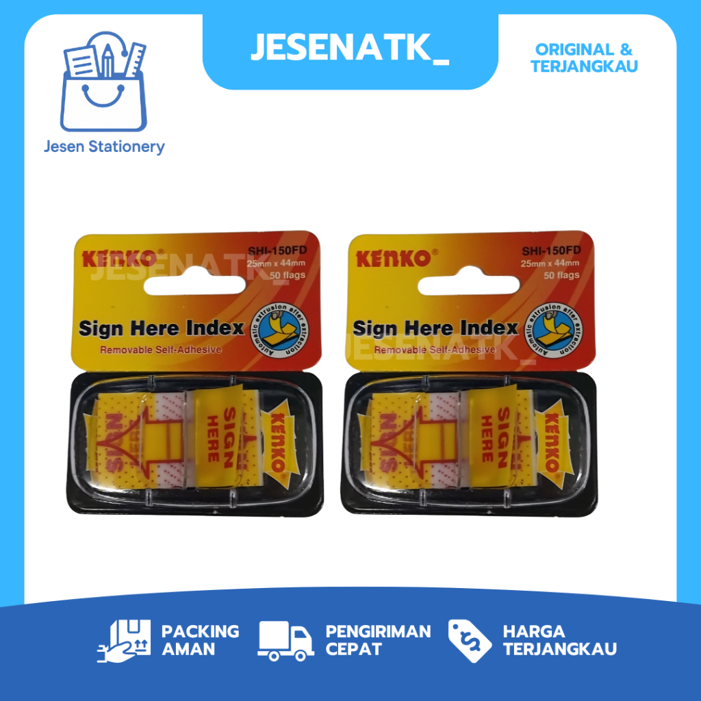 

Kenko Sign Here SHI 150 FD 50 Penanda Panah Sticky Note Dokumen