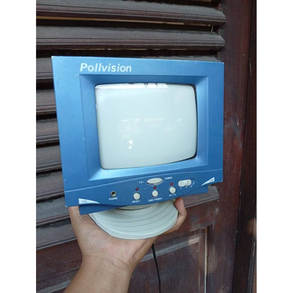 tv radio mini pollvision antik jadul vintage mati