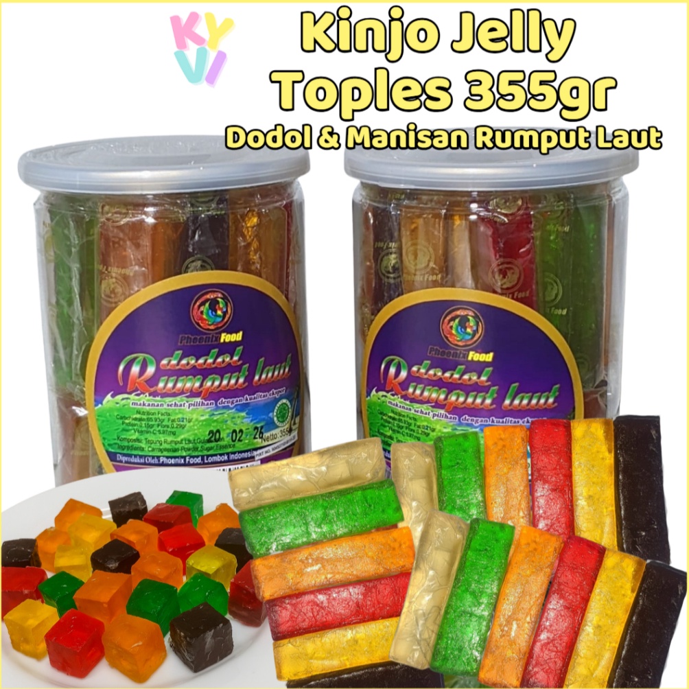 

Hemat KYVI Kinjo Jelly Phoenix Dodol Rumput Laut Toples 355gr Oleh Oleh Khas Lombok Dodol Rumput Laut Cemilan Sehat Cemilan Jelly kinjo Kinjo Jelly
