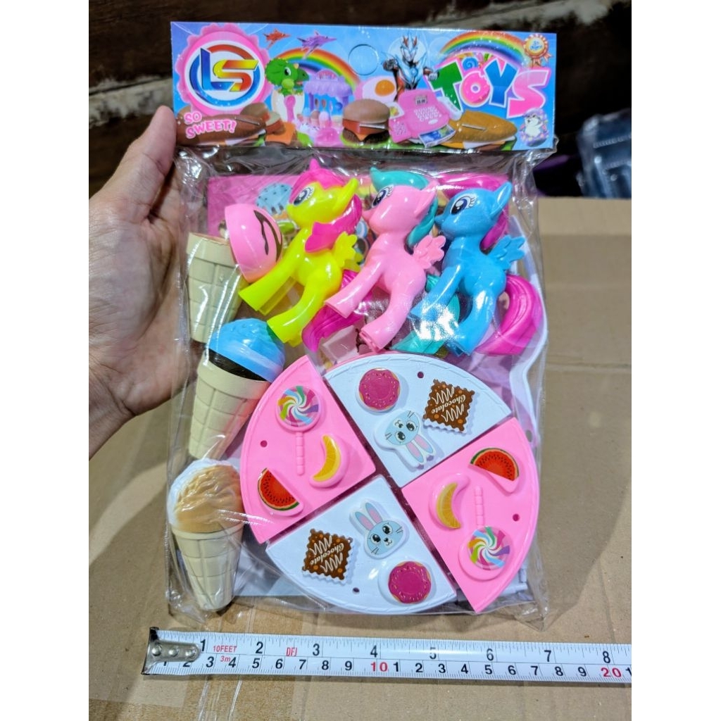 Mainan Anak kue tart ulang tahun atau Kuda Poni atau Kuda unicorn Viral