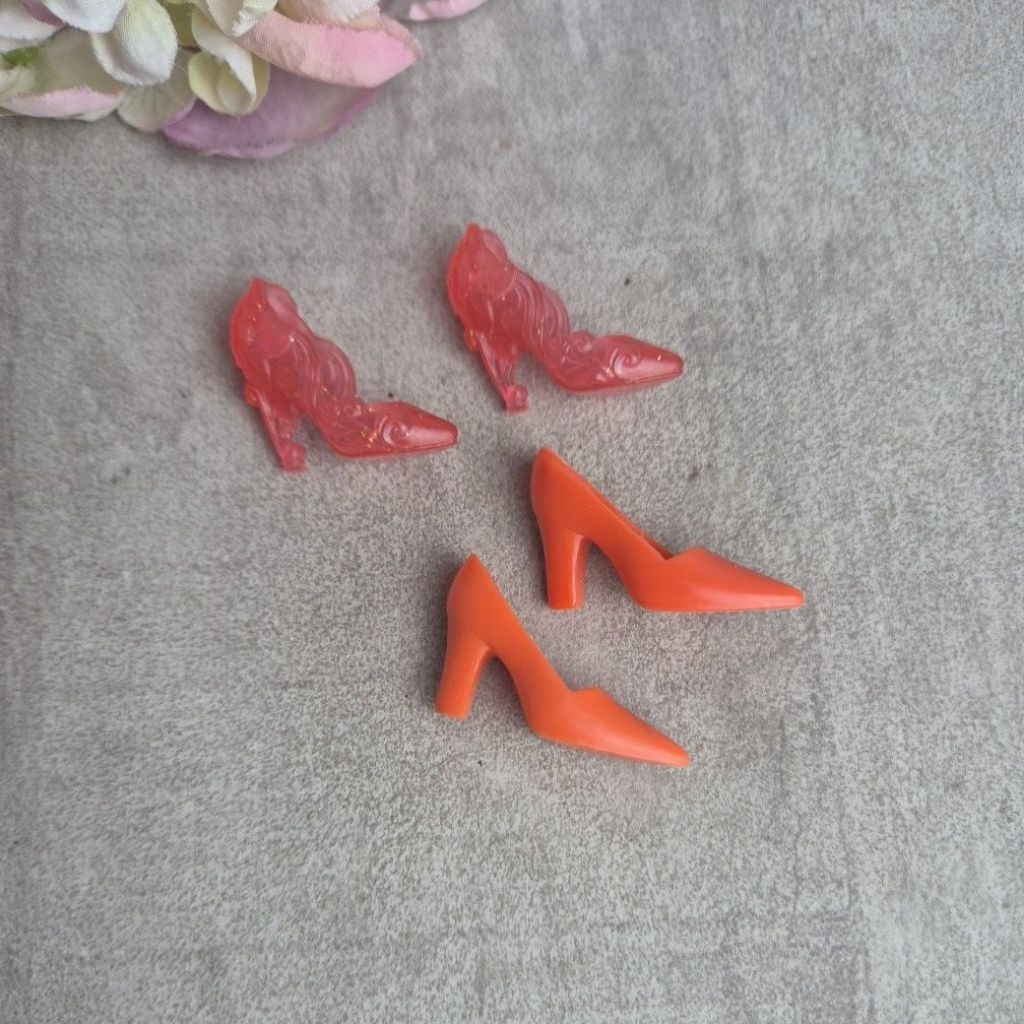 Sepatu Heels Boneka Disney Princess Mattel red series