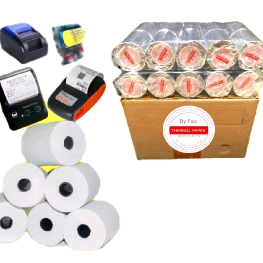 KERTAS STRUK THERMAL 58x40mm Termurah