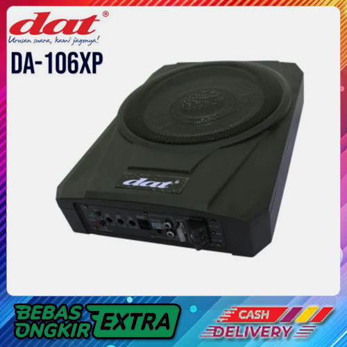 Subwoofer Kolong DAT DA-106XP Speaker Kolong Slim Underseat Subwoofer 10" Inch 400Watt