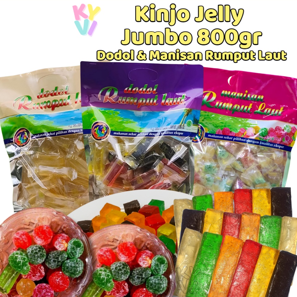 

Terbaru KYVI Kinjo Dodol Rumput Laut 8g Original Low Sugar Manisan Buah