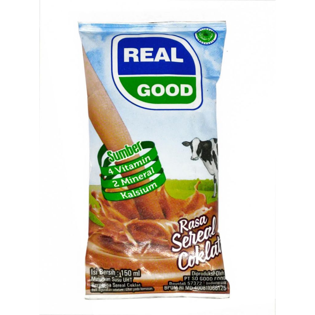 

real good bantal ukuran 150ml x 5 pcs rasa mix