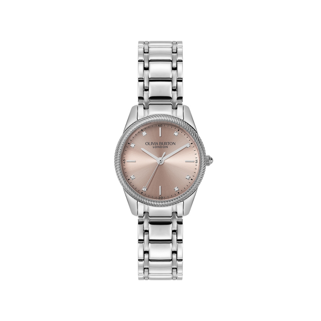 Olivia Burton Egerton Blush & Silver Bracelet 28mm - 24000289