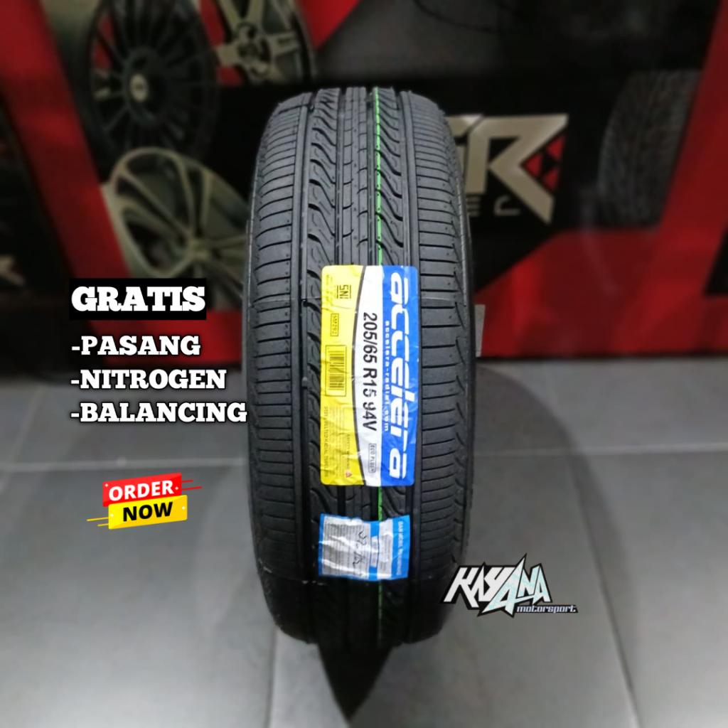 Ban Mobil Toyota Innova Ring 15 Accelera Ecoplush 205 65 R15 Tubeles Ban Mobil Standar Innova R15