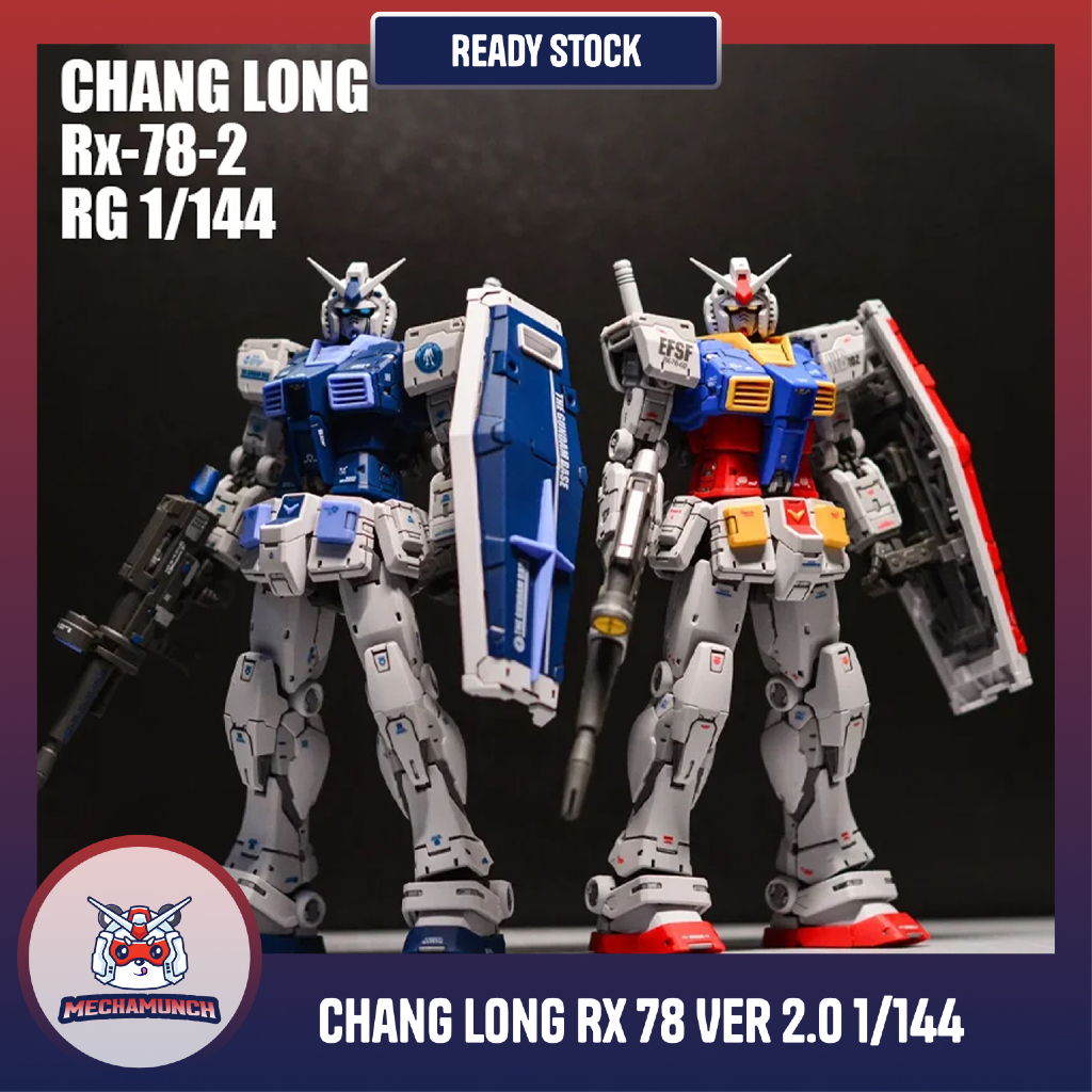 Changlong Model 5501 RG 1/144 Rx-78-2 Ver 2.0 Model Kit Chang Long Rx 78 Ver 2