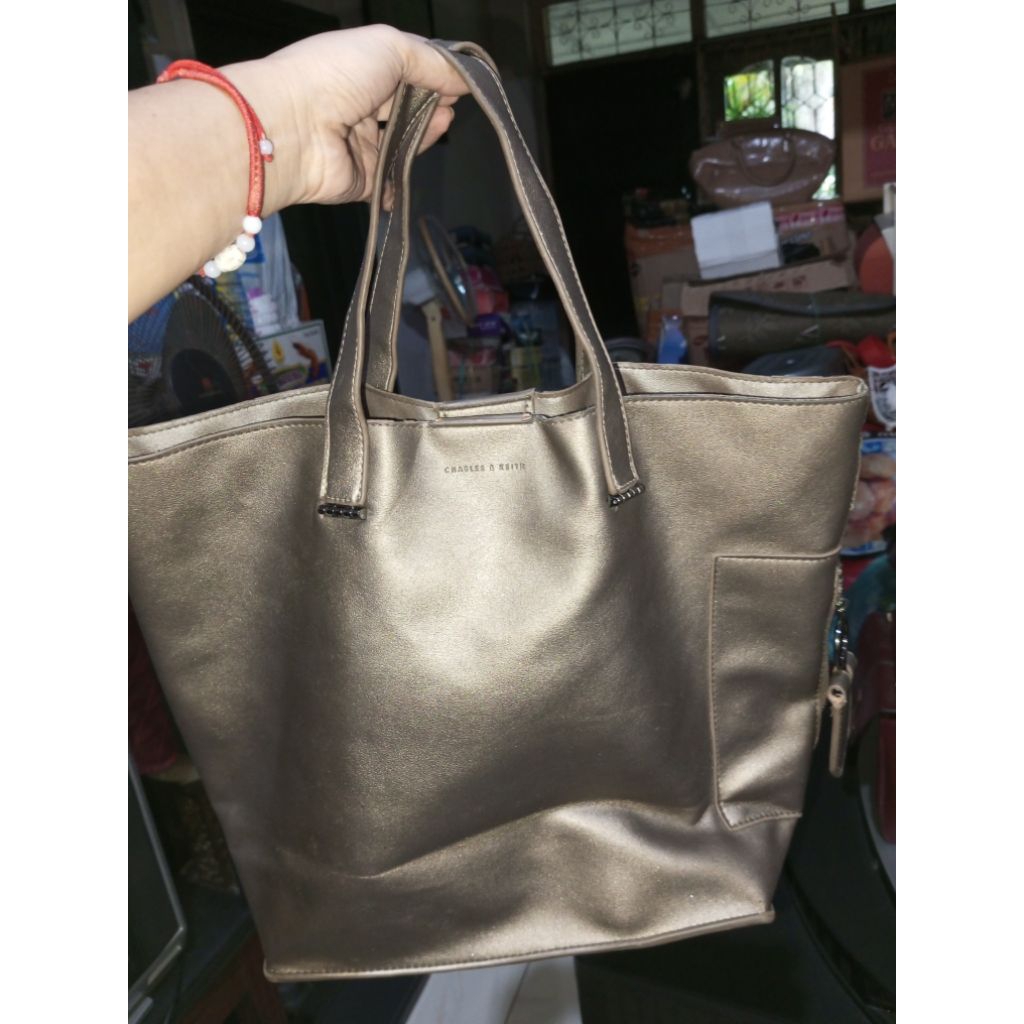 preloved tas gold cantik