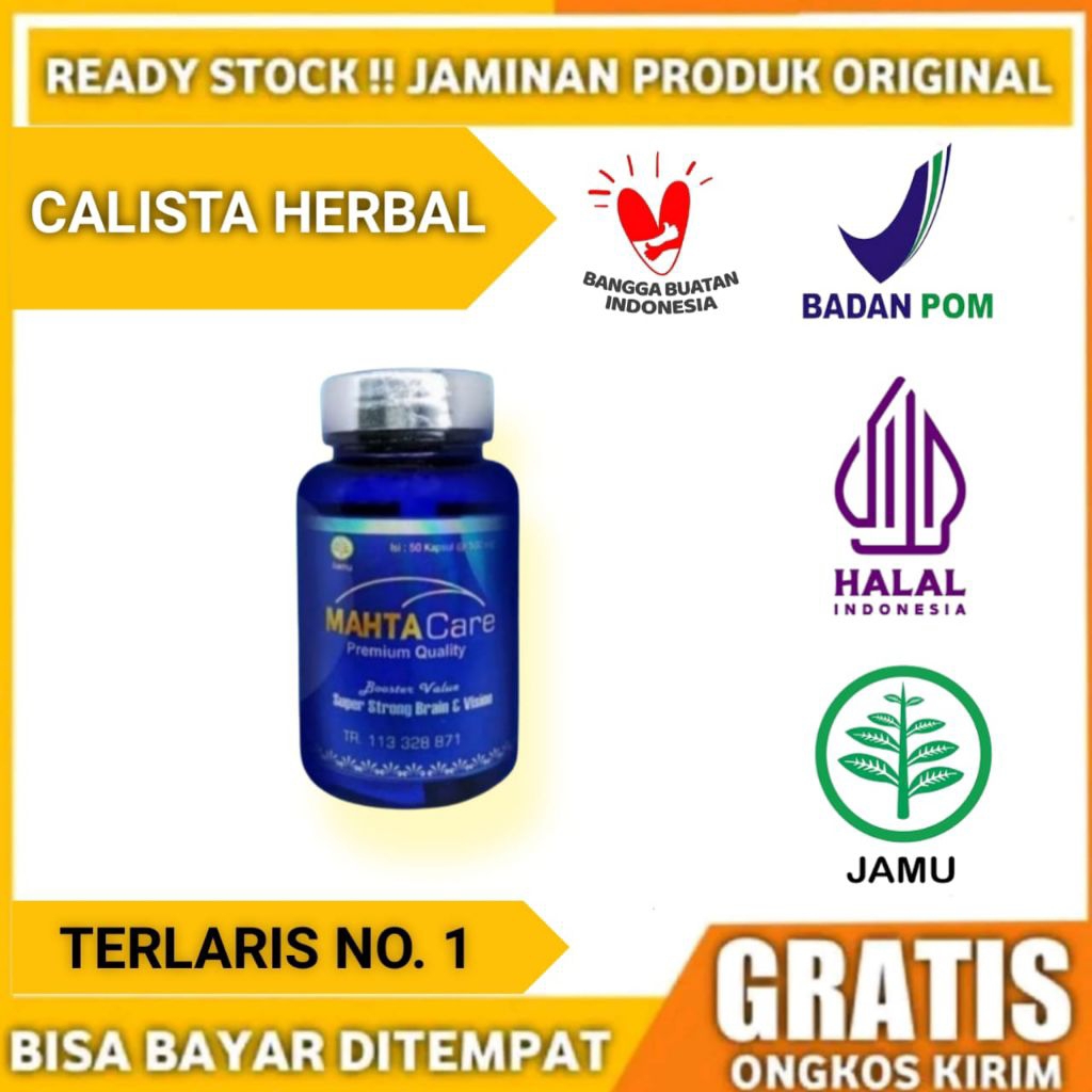 MAHTACARE KAPSUL ASLI 100% ORIGINAL OBAT MATA MINUS SILINDER DAN KATARAK PALING AMPUH HERBAL CAPSUL 