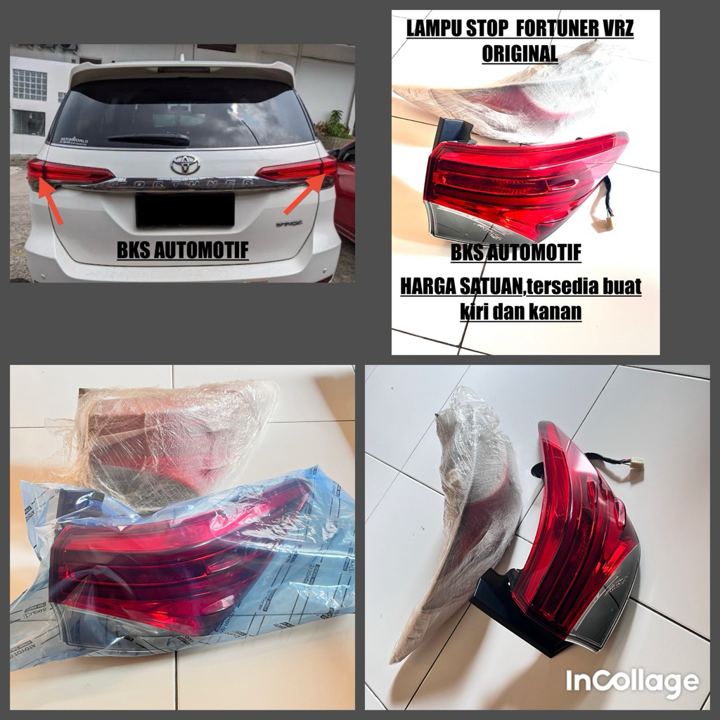 lampu stop fortuner vrz original