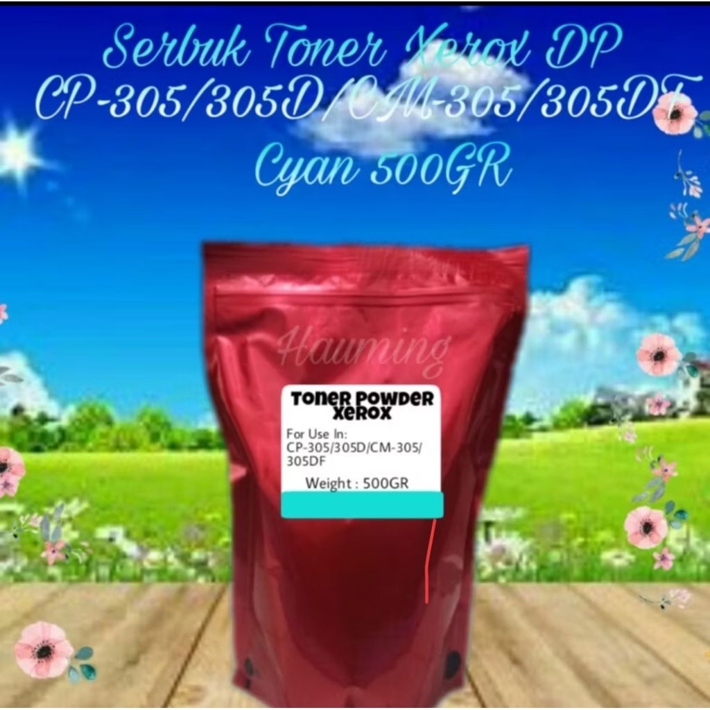 Serbuk Toner Xerox CP305 CM305 CM305D CP305D CM305DF CP-305 305D 305DF CM-305 305D Yellow 500gr