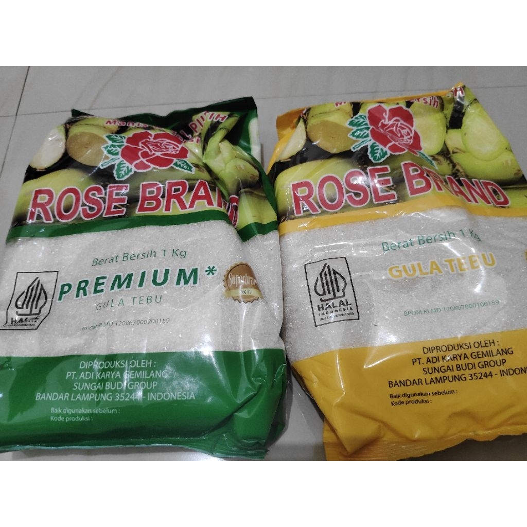 

Gula kemasan Rosebrand 10kg