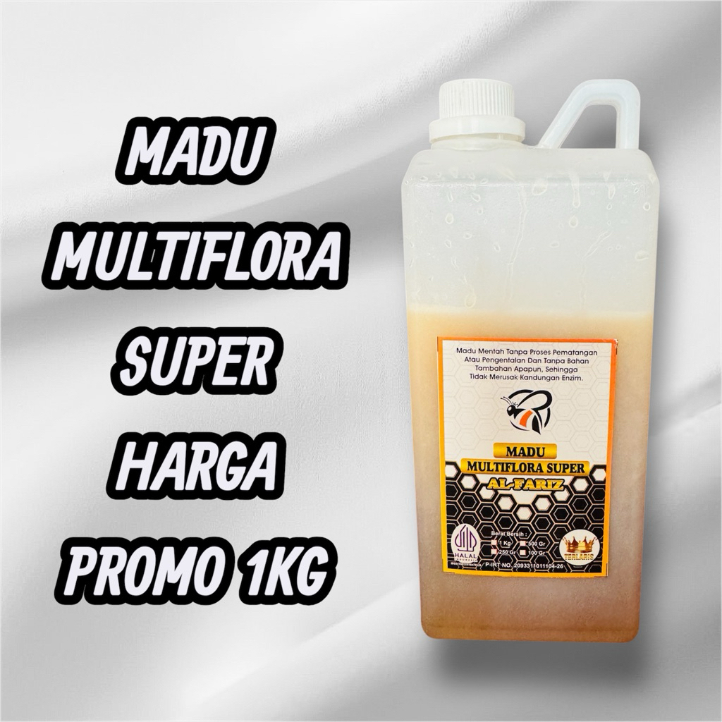 

MADU MULTIFLORA SUPER PROMO 500Gram bonus 550gram