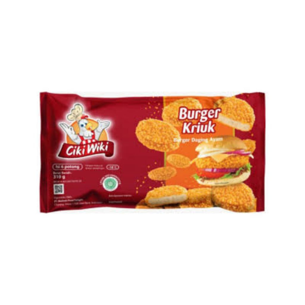 

Ciki Wiki Burger Kriuk 310gr