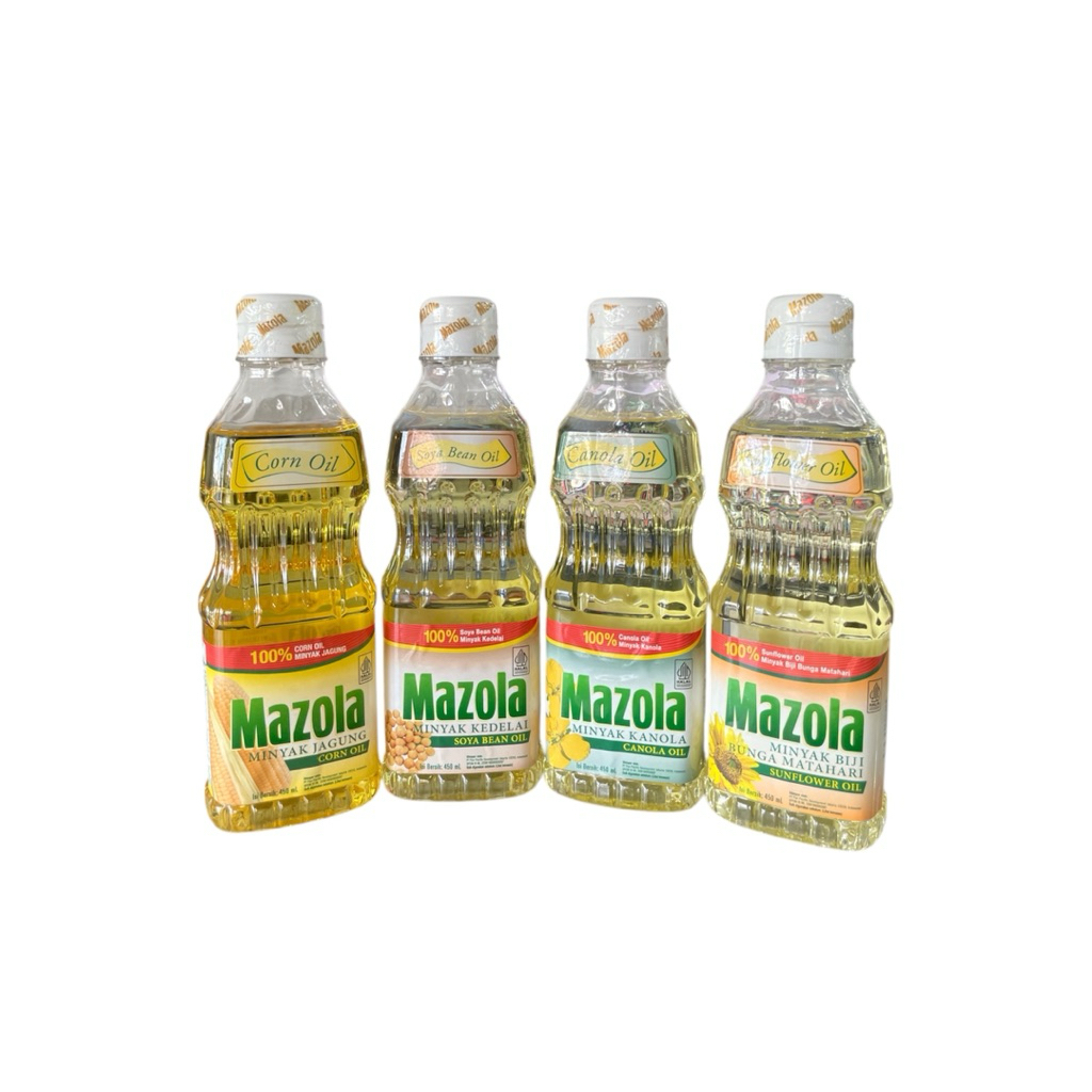 

MAZOLA MINYAK CANOLA | SUNFLOWER | KEDELAI | MINYAK JAGUNG 450 ML