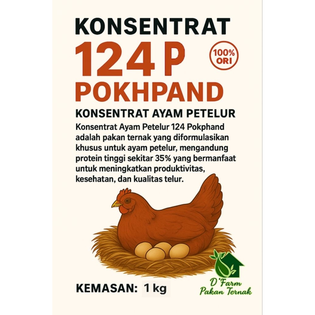Konsentrat 124 P Pokphand ayam petelur
