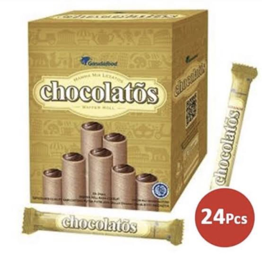 

Chocolatos 7 gram per Dus (Dus isi 12 pack x 24 stick)