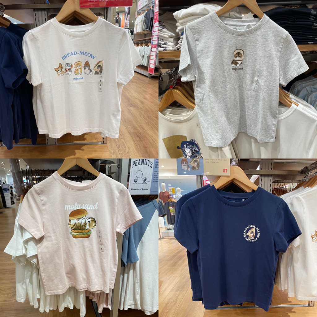 (SALE‼️) Kaos Uniqlo x mofusand