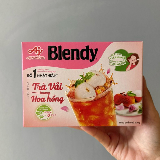

Blendy Lychee Rose Stevia Tea isi 8 ori Vietnam