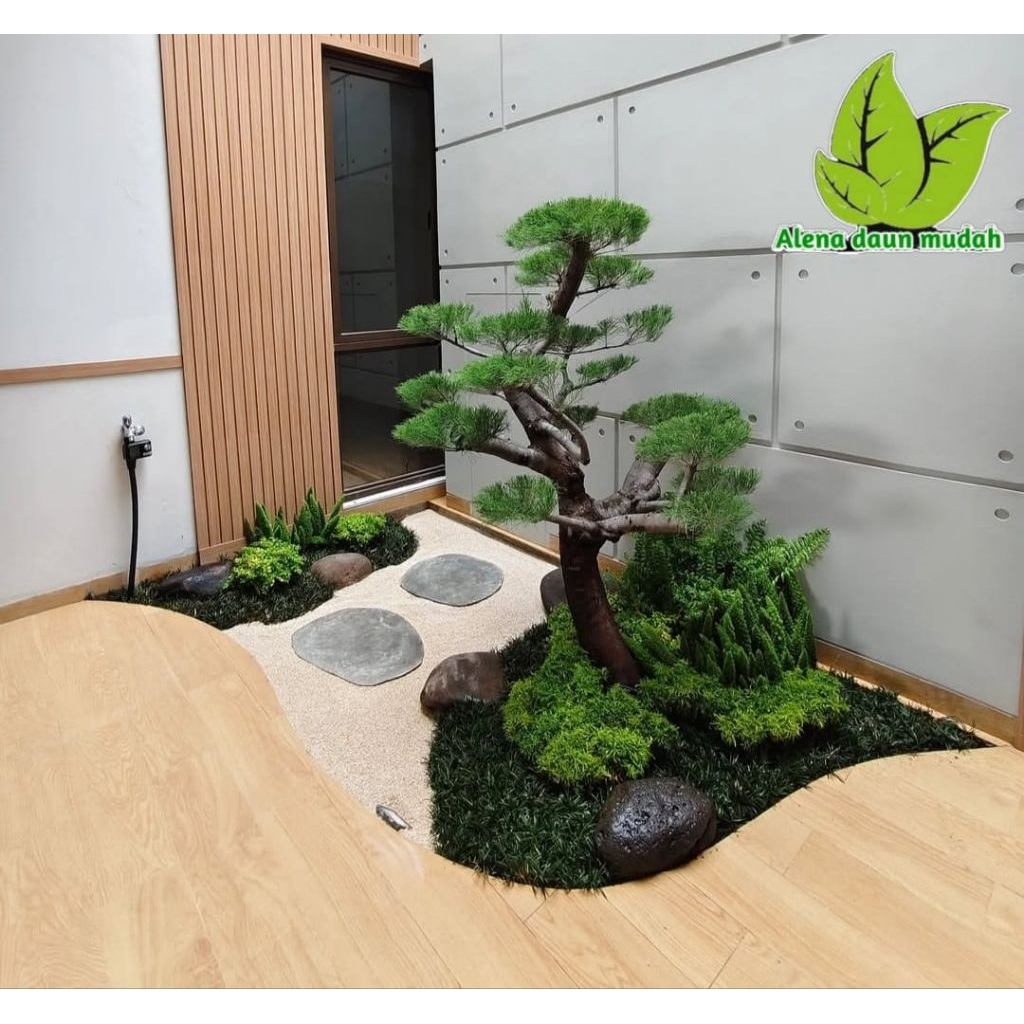 Taman Zen garden/taman kering/taman cemara udang