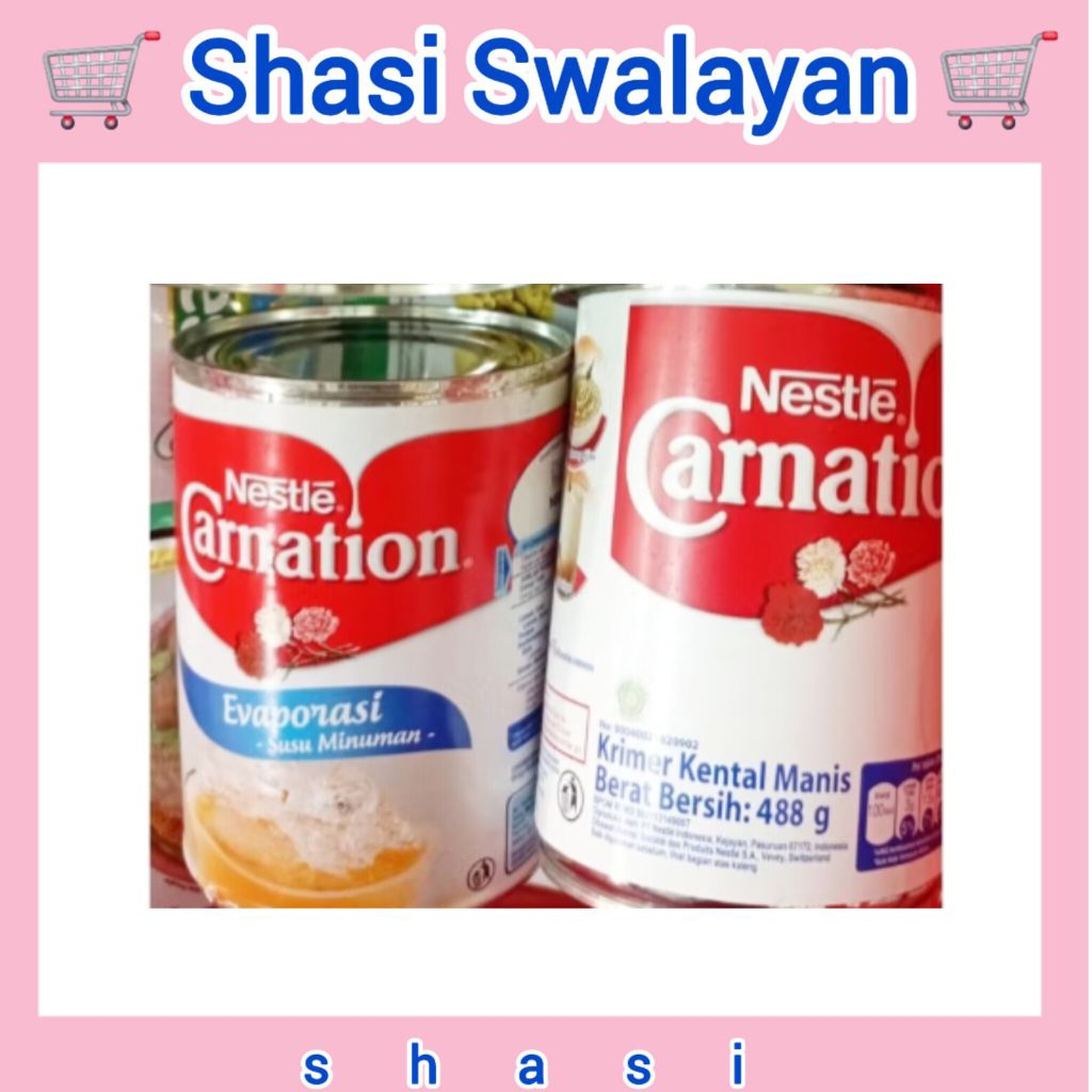 

Carnation Krimer Kental Manis 488 gr / Evaporasi Susu Minuman 405 gr