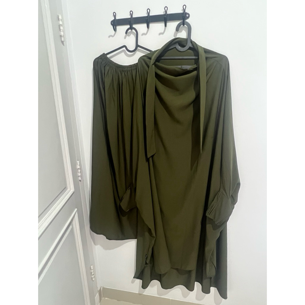set rok dan khimar baju by al jenna