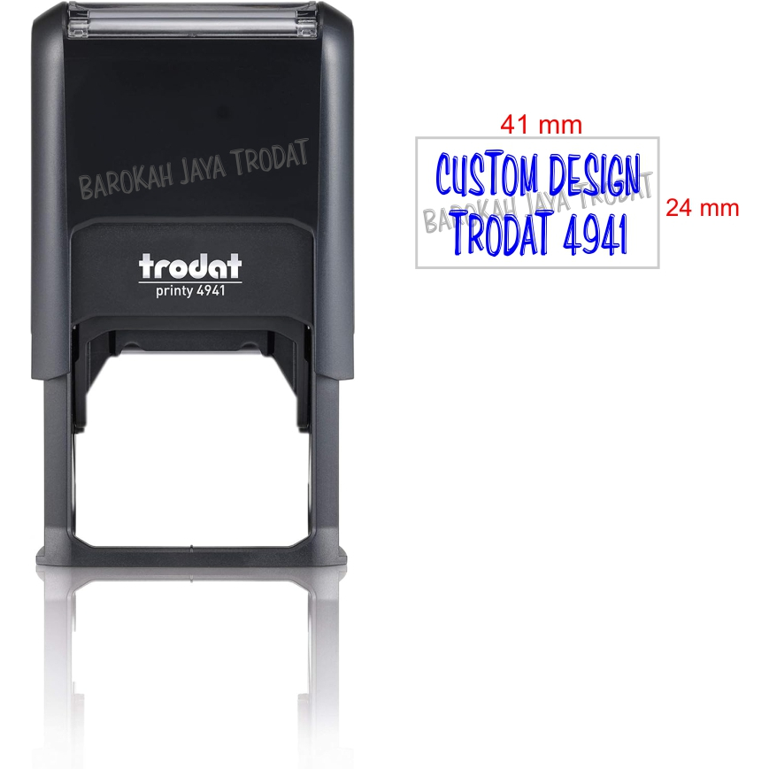 

TRODAT 4941 PRINTY/STEMPEL TRODAT UK 41X24mm/STEMPEL TOKO/STEMPEL NAMA/STEMPEL PERUSAHAAN/CUSTOM DESIGN