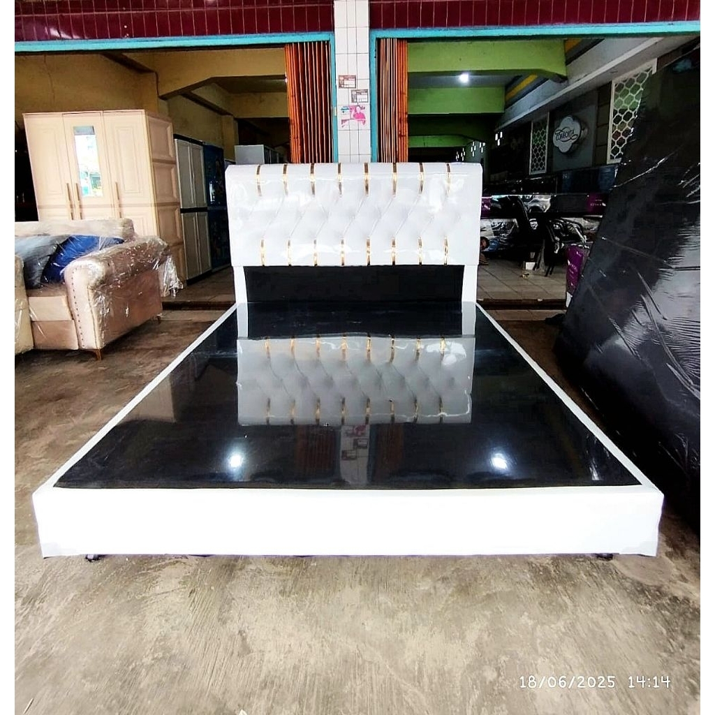 dipan ranjang alas kasur springbed no 1 180x200 no 2 160x200 120x200