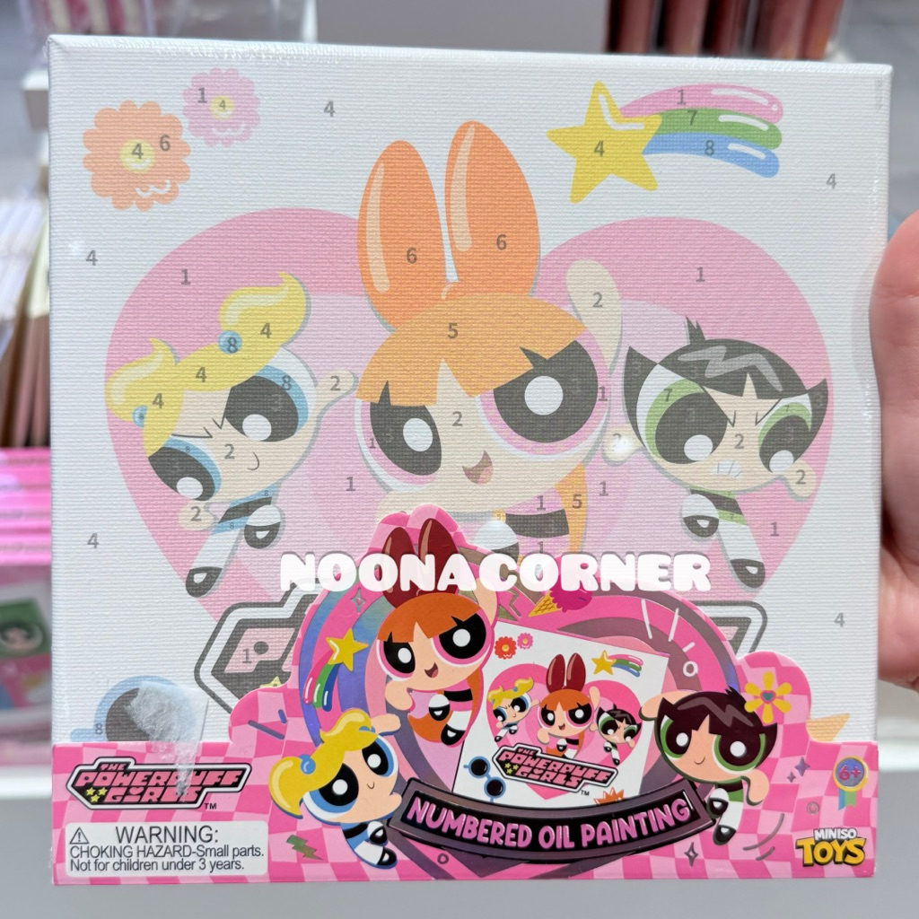

Miniso x PPG‼️ DIY Alat Kanvas Melukis / Numberef Oil Painting The Powerpuff Girls Collections Set