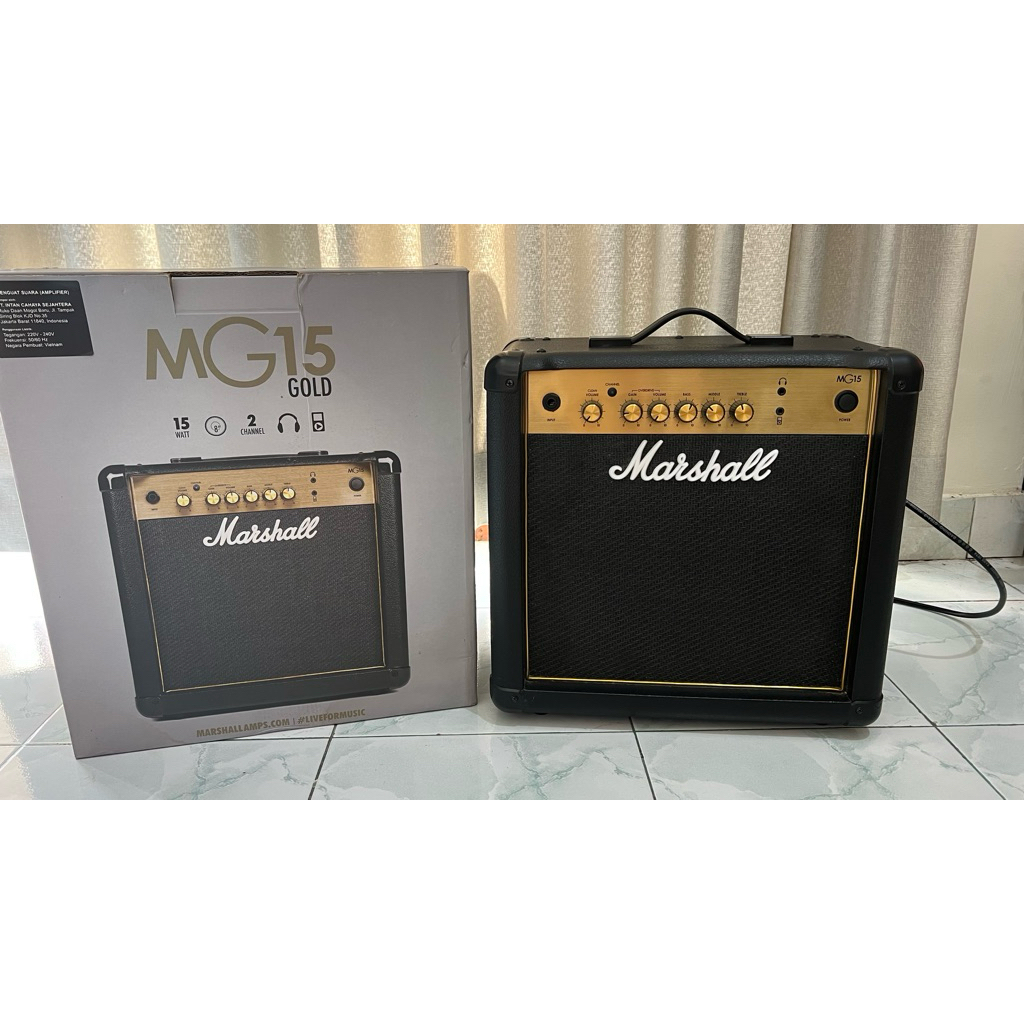 marshall MG15 gold