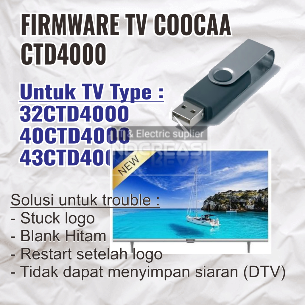 Firmware Software TV COOCAA 32CTD4000 43CTD4000 40CTD4000 50CTD4000 CTD