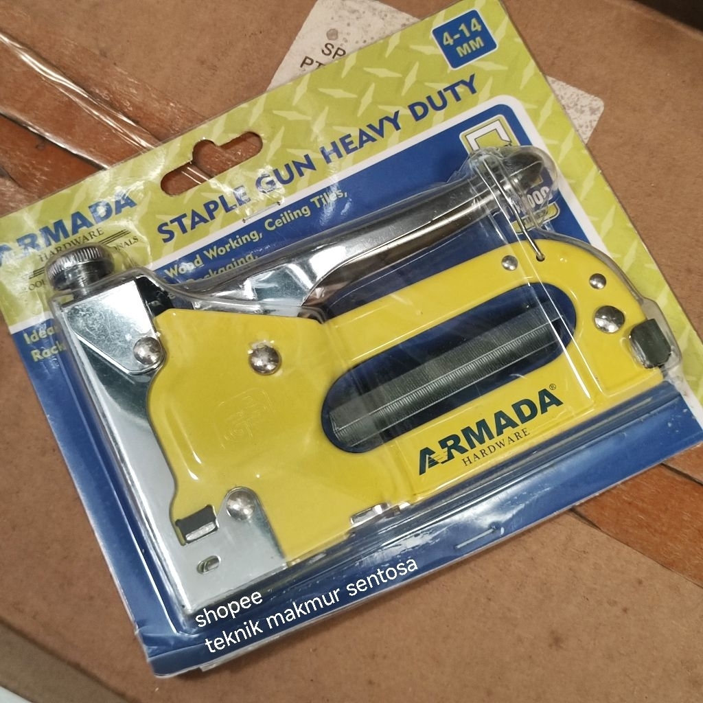 

4 - 14mm Staples Tembak Staple Gun Tacker Manual Armada
