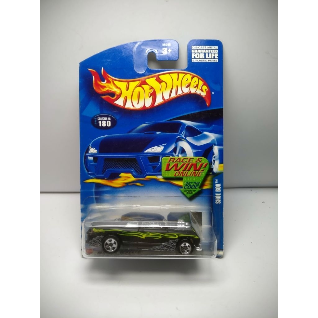 Hotwheels Shoe Box Black Vintage