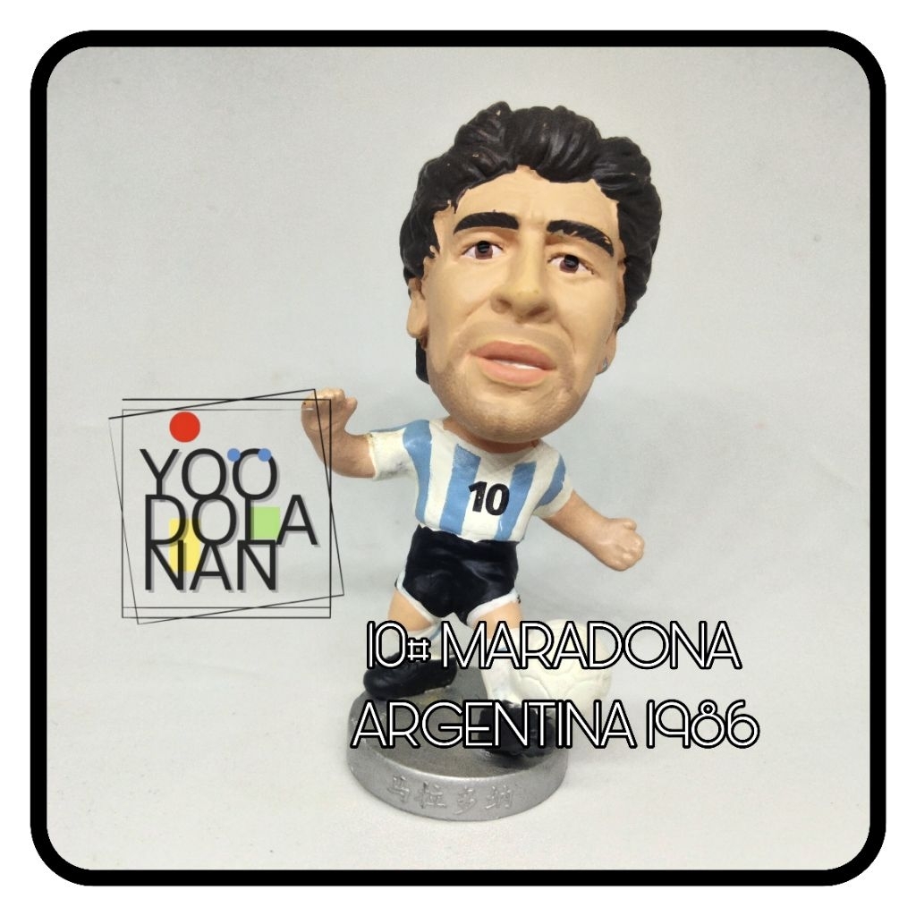 10# MARADONA - ARGENTINA 1986 POCKET SPORTS CORINTHIAN FIGURE PEMAIN BOLA