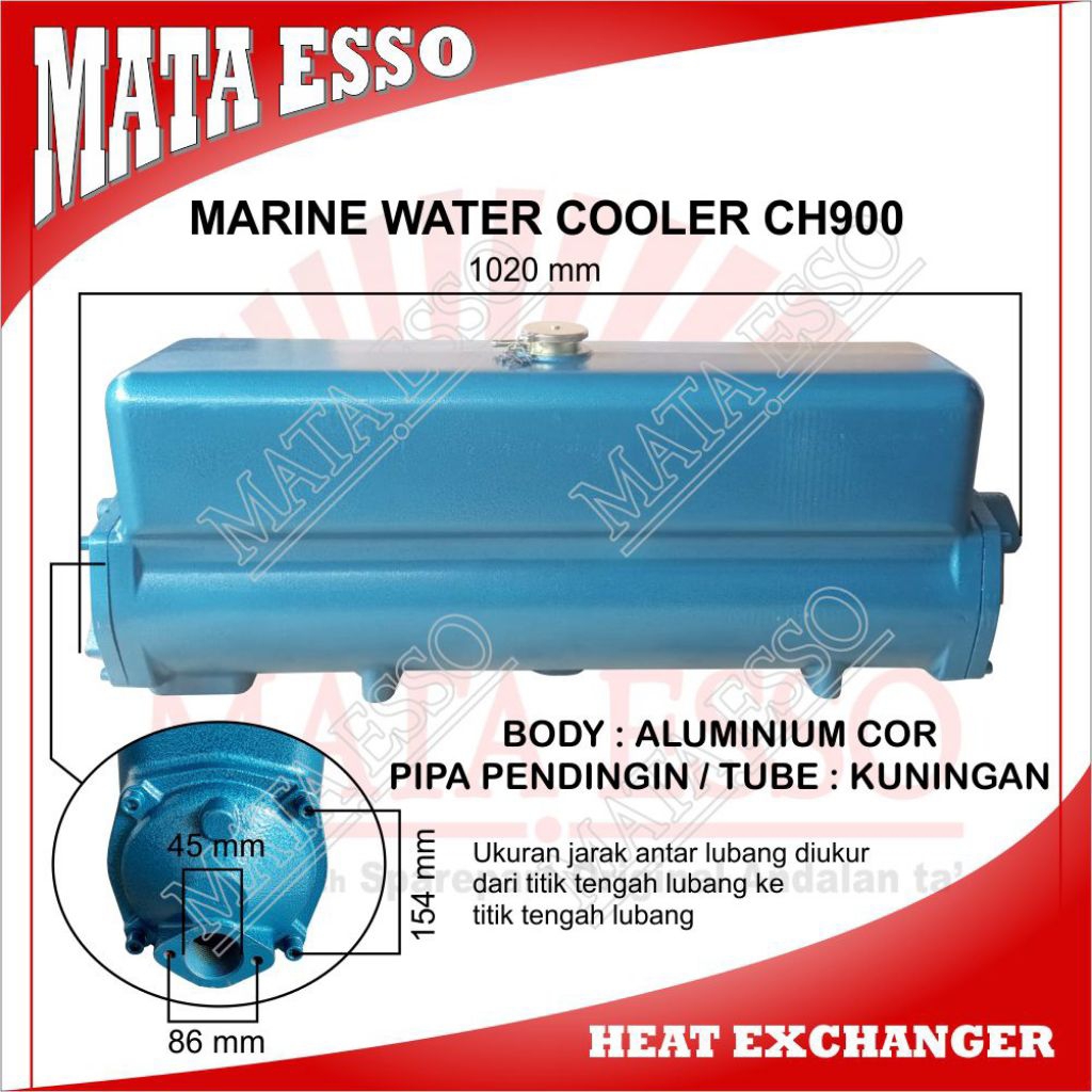 CH900 heat exchanger / water cooler CH-900